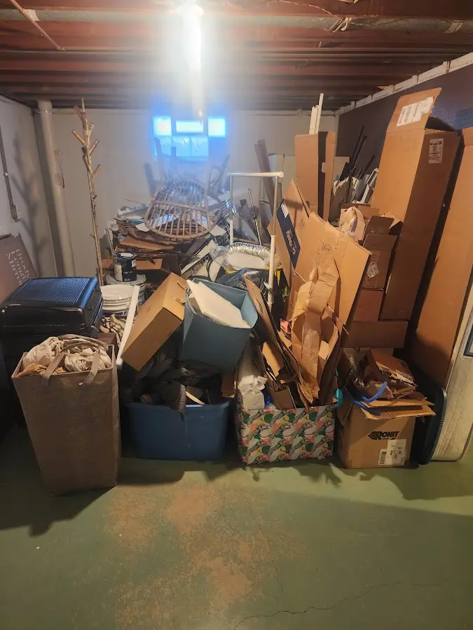 Roll-off dumpster container at job site for 20 Yard Dumpster Rental in Granger